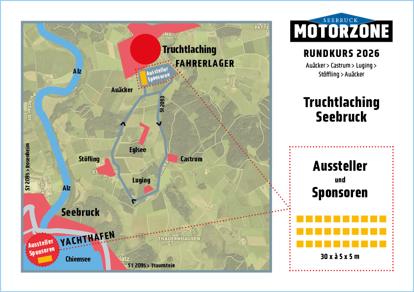 Motorzone Seebruck, Yachthafen Plan