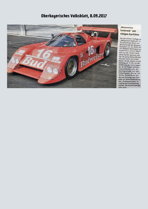 Motorzone Seebruck, Presse